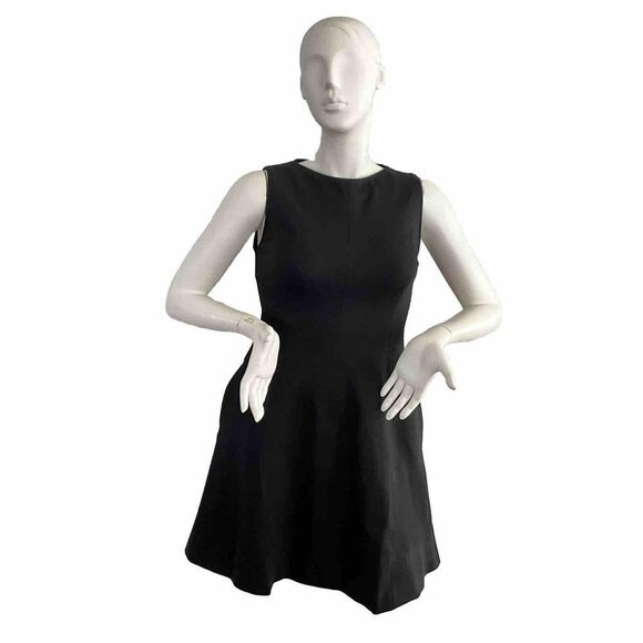 SPANX The Perfect Fit & Flare Sleeveless Black Dress L - Picture 5 of 13